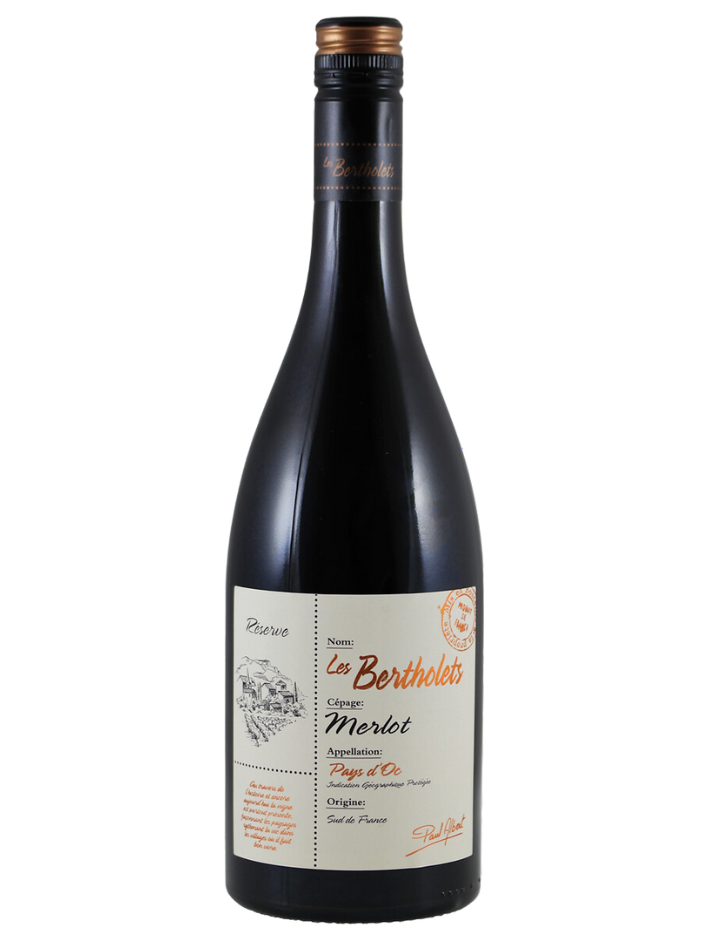Les Bertholets Réserve Merlot Rood | Frankrijk | 0.75 L | 2023